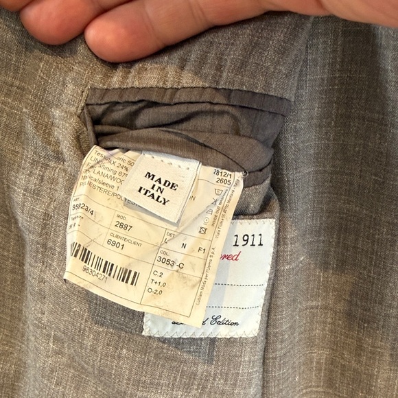 Luigi Bianchi Mantova Charcoal Blazer - Picture 4 of 8